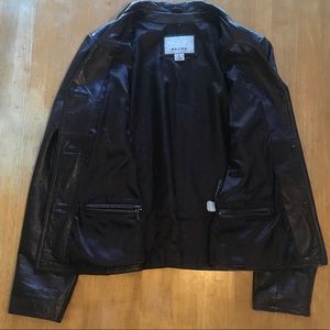 Deep burgundy Wilson Leather jacket